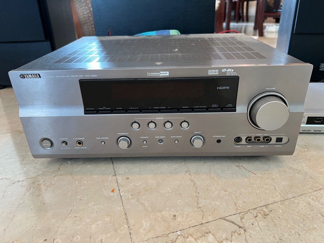 Yamaha Stereo System complete with RX V 661 Amplifier , 5 Speakers