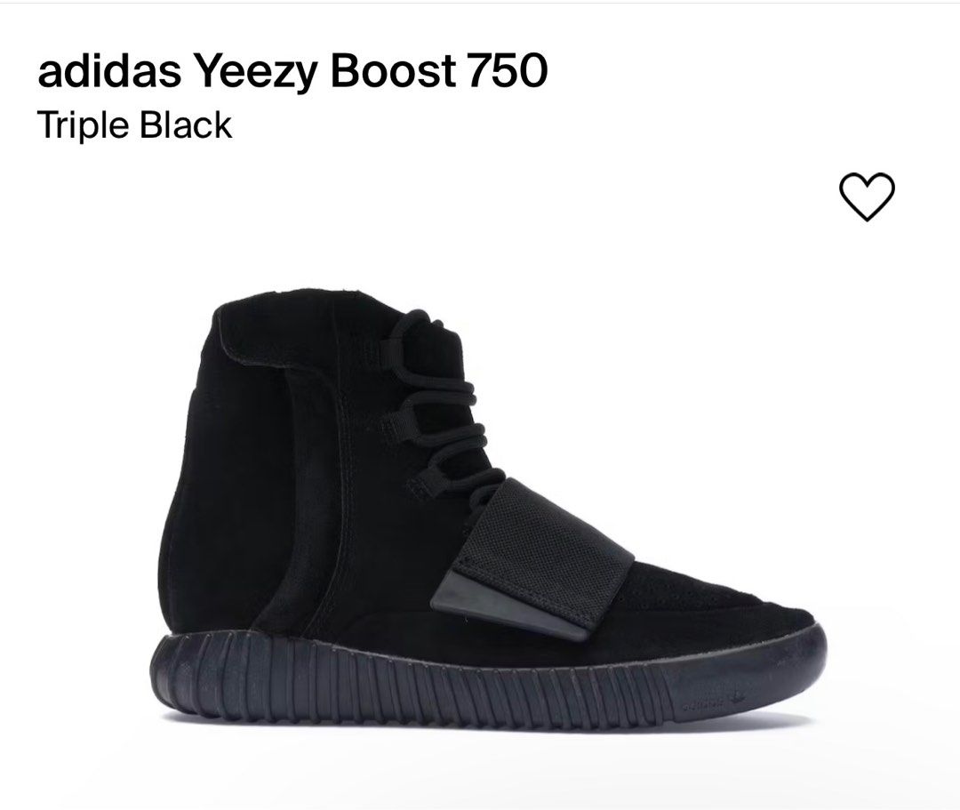 Yeezy 750 sales black on feet