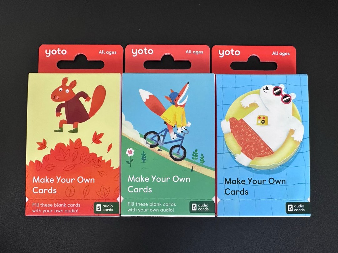 Yoto: Make Your Own 5 Pack (Summer / Autumn / Spring Limited Edition),  Babies & Kids, Infant Playtime on Carousell
