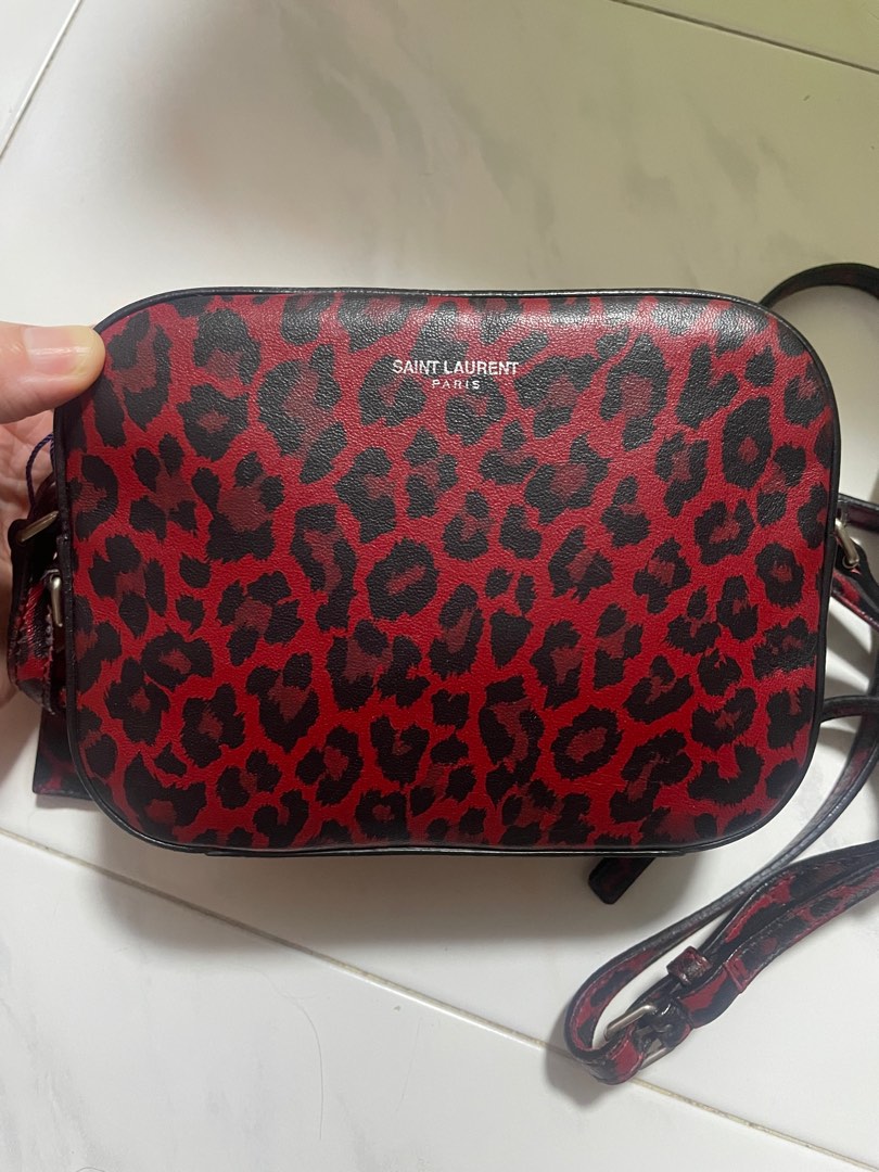 Ysl leopard camera bag Clearance