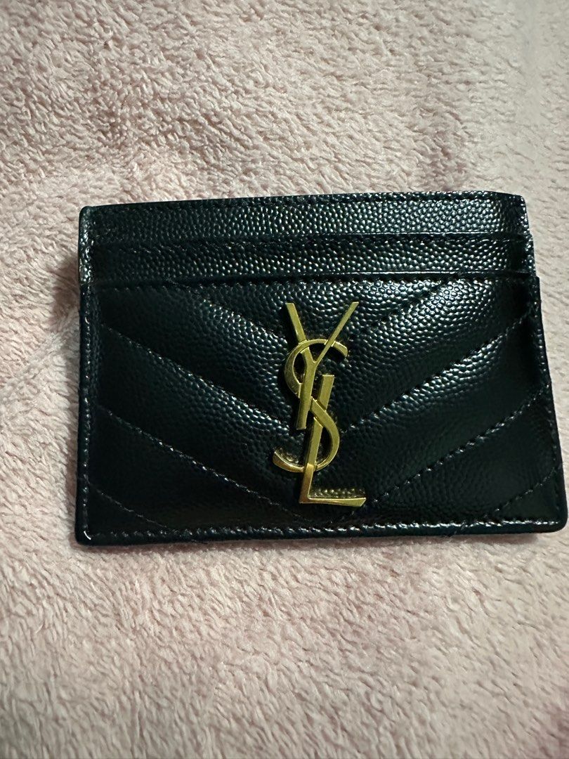 Yves saint laurent store card holder womens