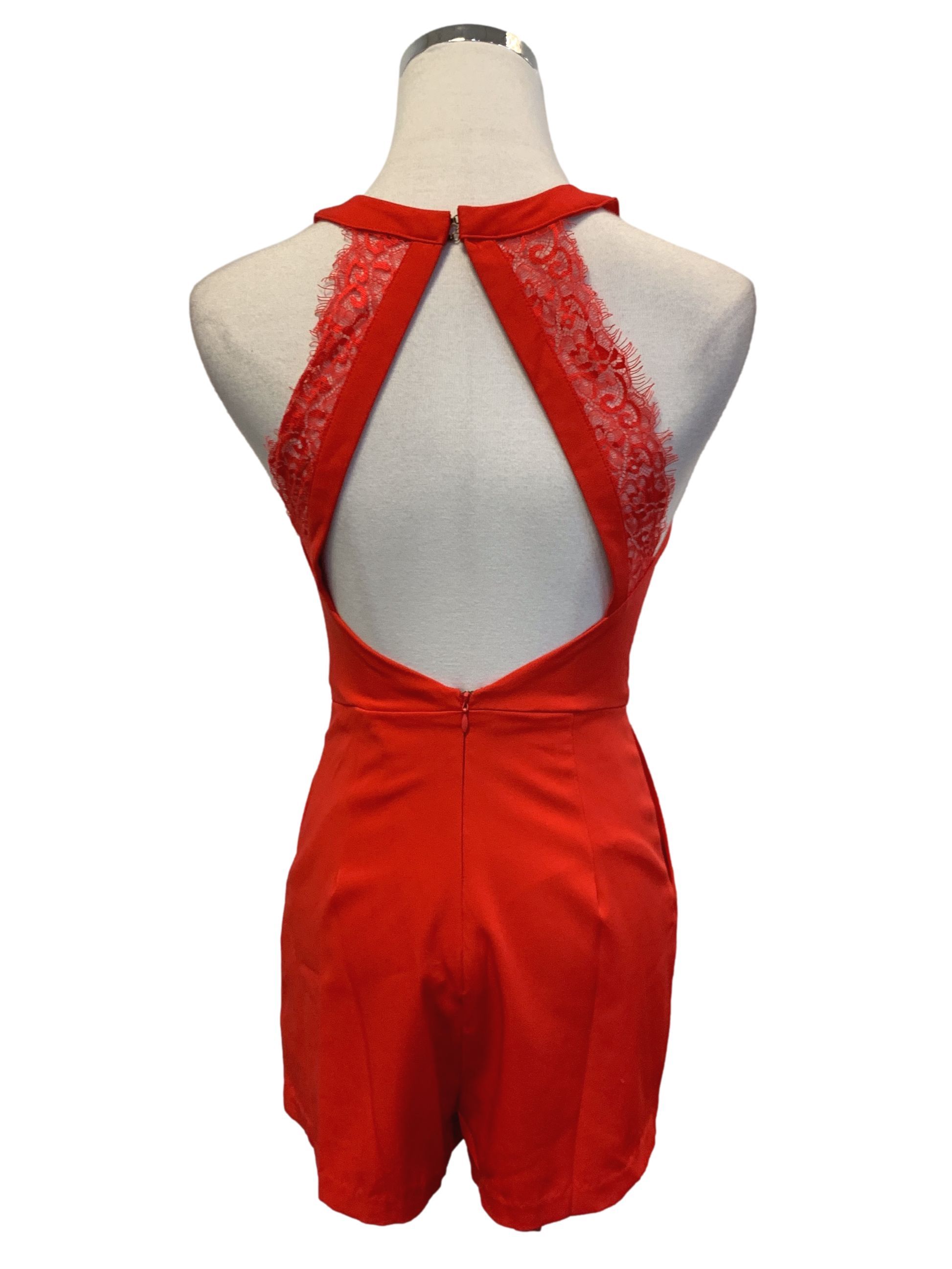 Bright red best sale romper