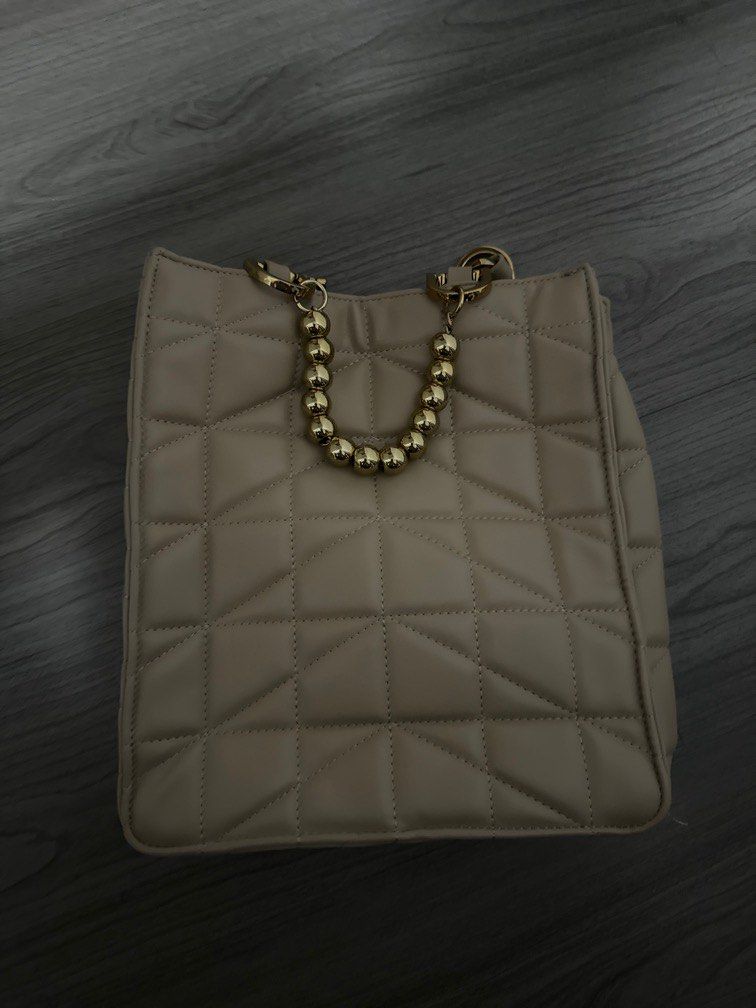 zara quilted bag