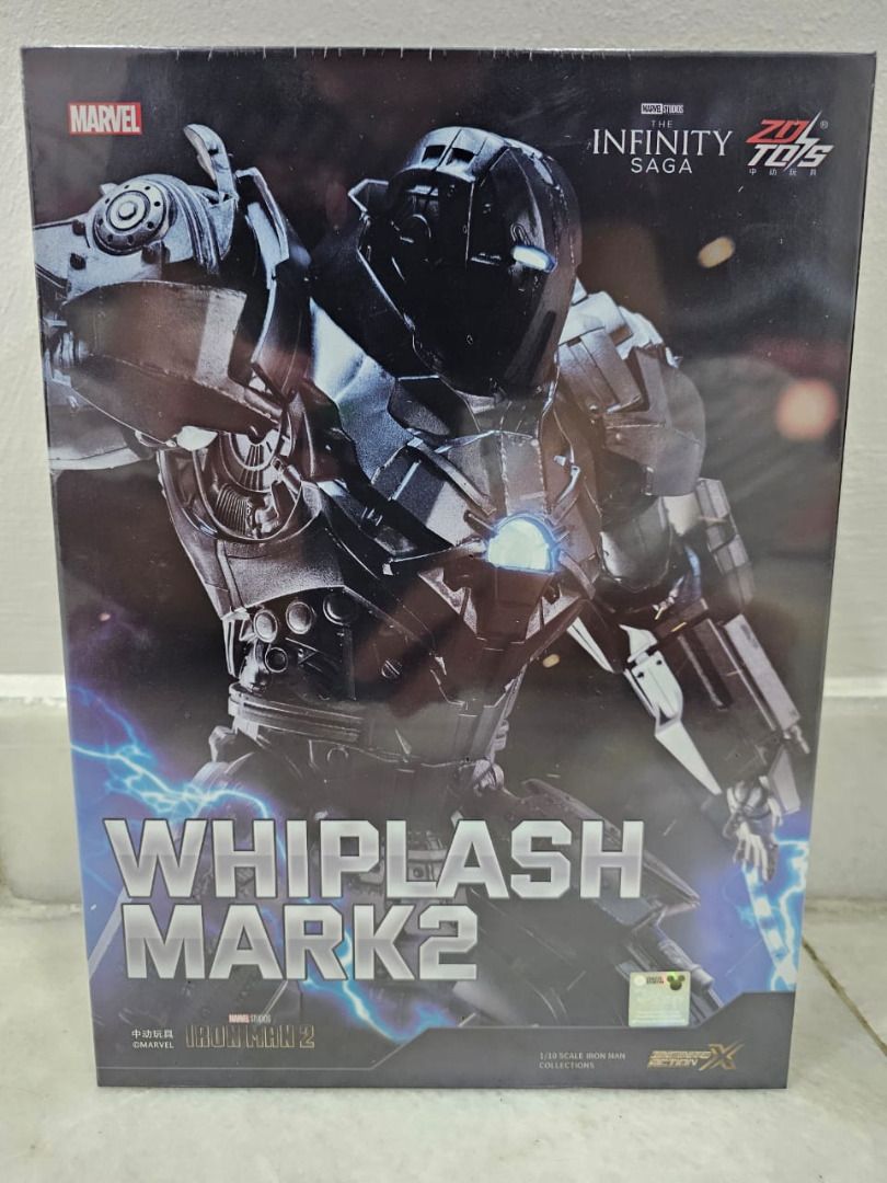Figurine Marvel Iron Man Whiplash Mark2 PVC 18 cm Statue Collection Marvel