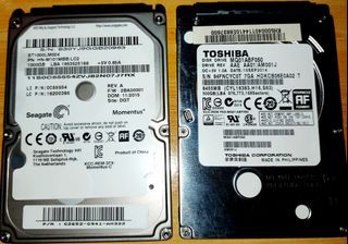 1.0TB and 500GB Laptop Hard Disk Drives Bundle