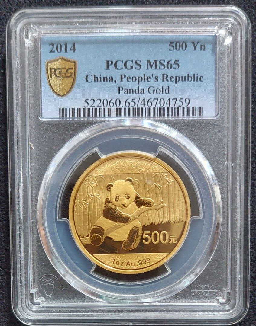 2014, 1 oz 999 Chinese Panda Gold Bullion Coin., Hobbies & Toys,  Memorabilia & Collectibles, Currency on Carousell