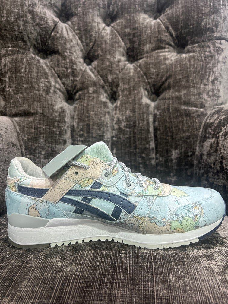 2019 Asics x Atoms GEL LYTE III WORLD MAP Men s Fashion