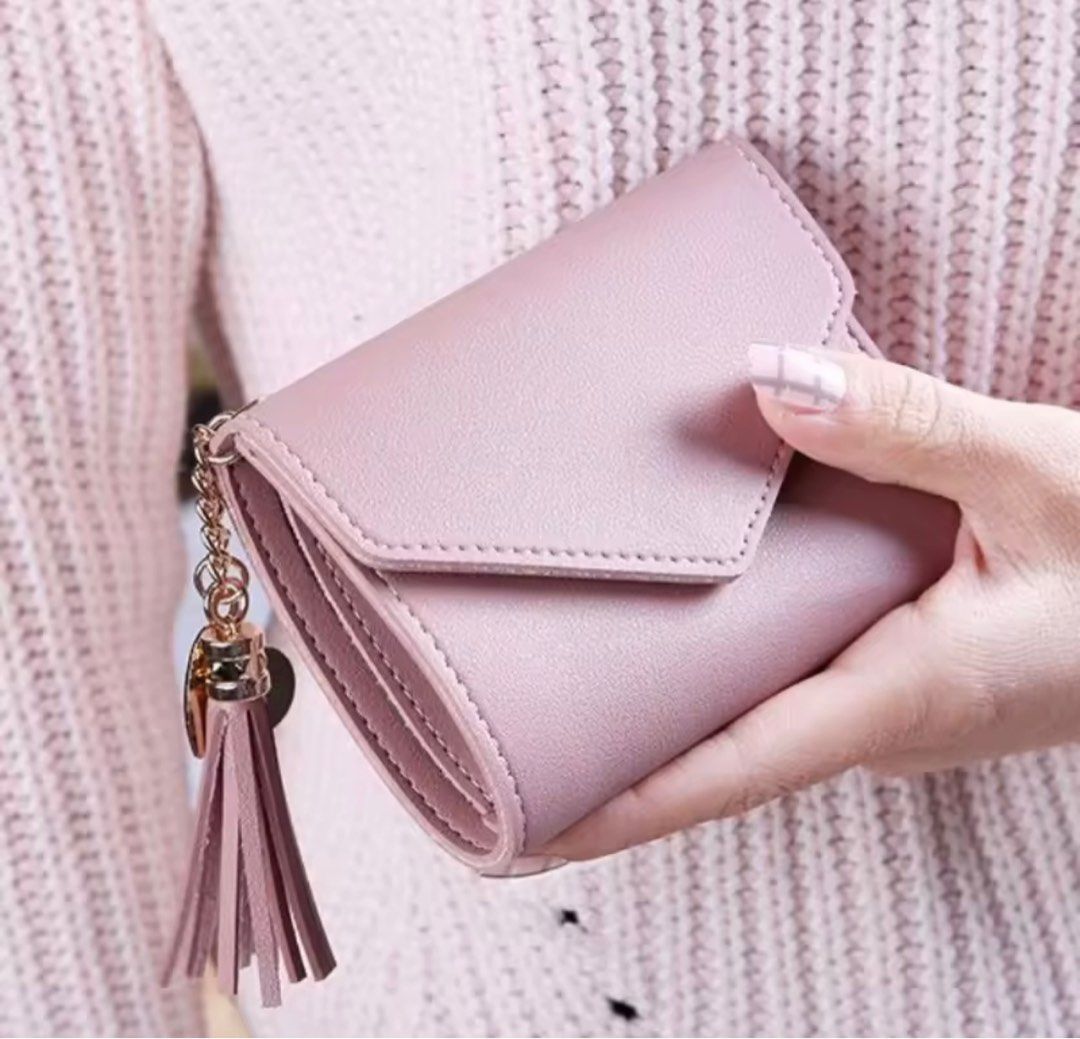 3 fold ladies top wallet