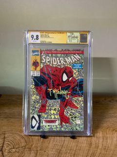 9.8 CGC Spider-Man 1 Signed by Todd McFarlane