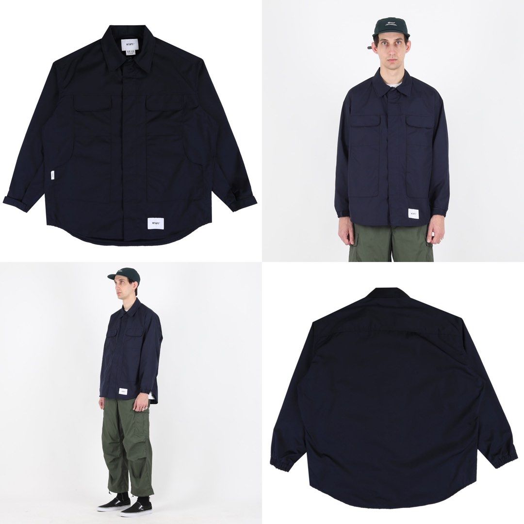 全新04 WTAPS VERT CTPL Jacket Navy Size 04 XL, 男裝, 外套及