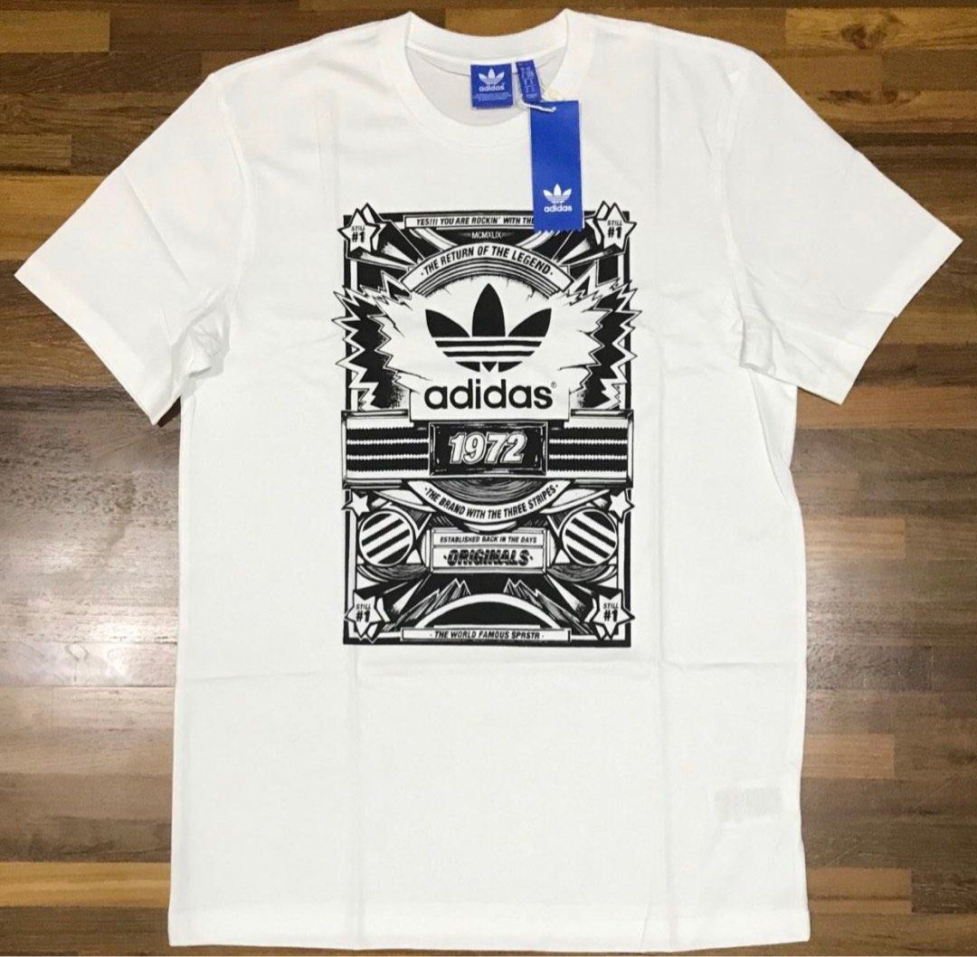 Brand New With Tag ADIDAS ORIGINALS Rare Exclusive STREET ORI Tee Shirt Medium SUPER STAR BUY GREAT GIFT Men s Fashion Tops Sets Tshirts Polo Shirts on Carousell