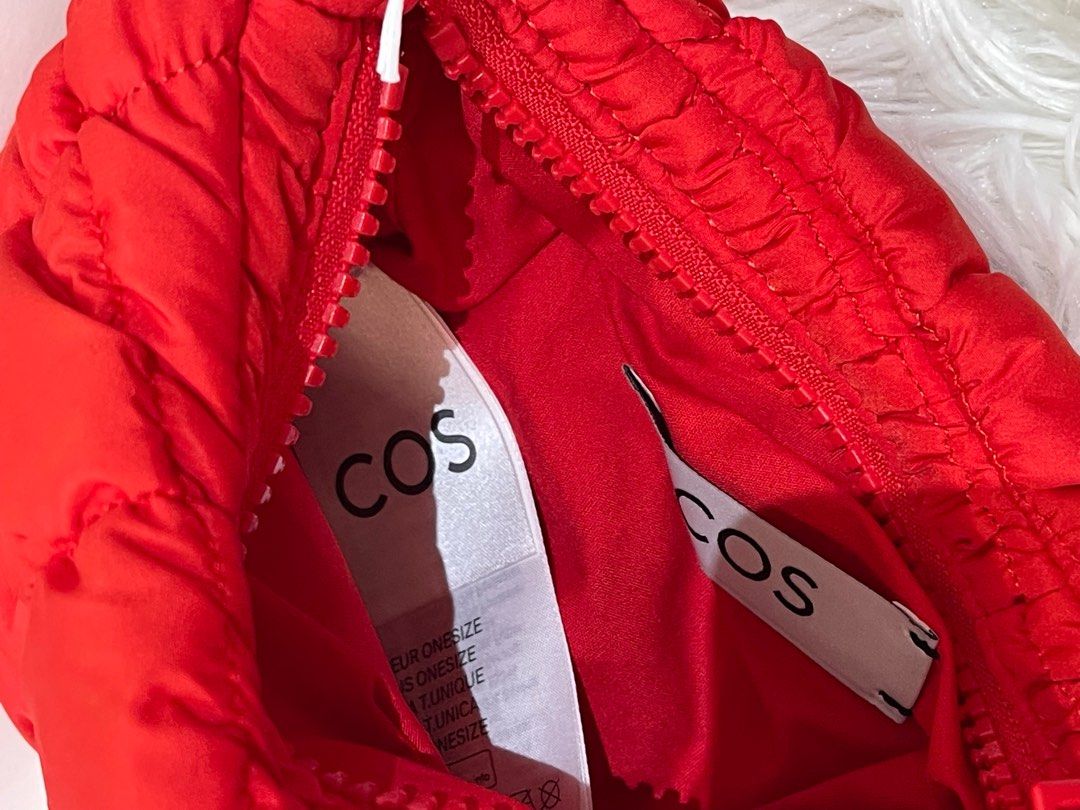 Cos store red bag