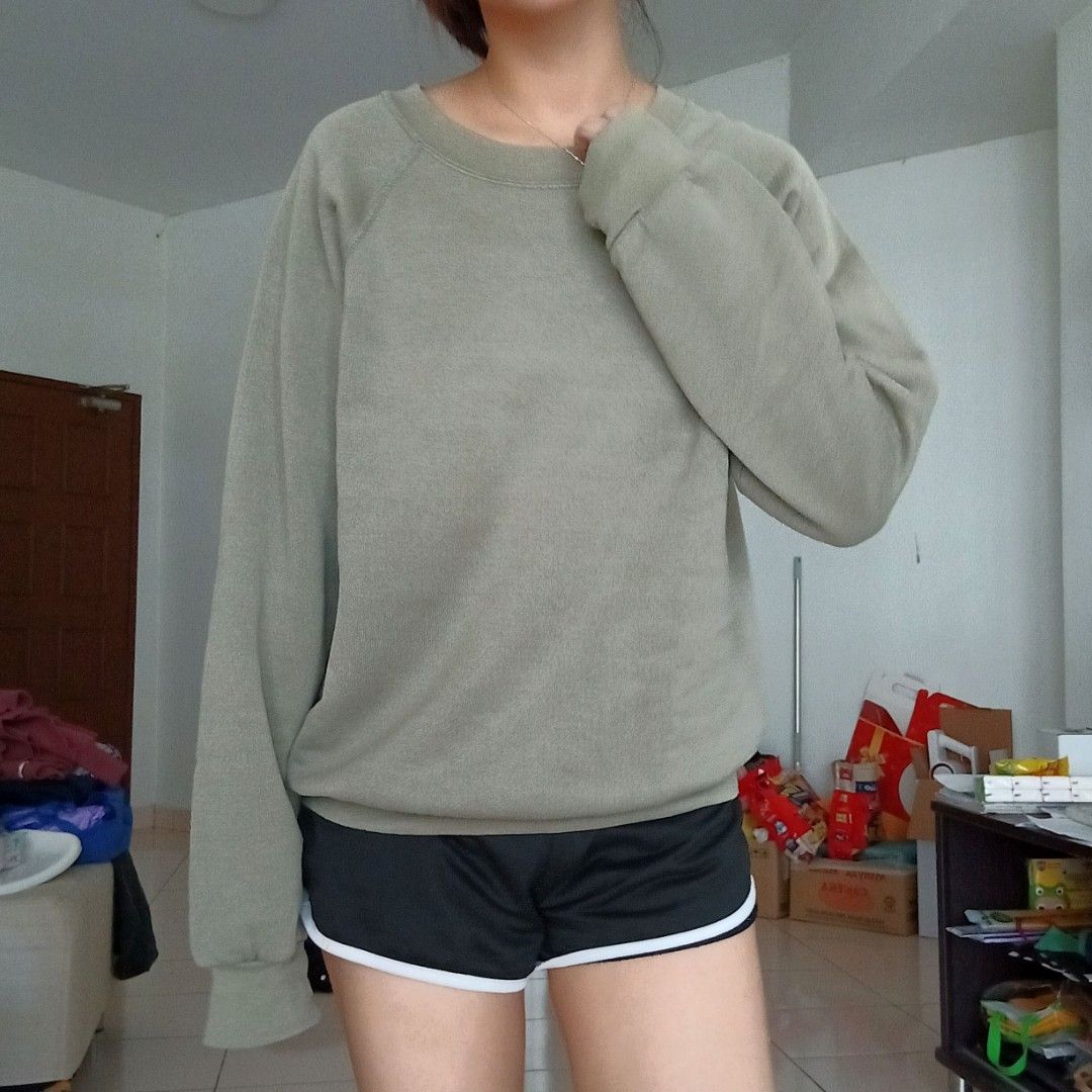 Originals olive green sales sweatshirt