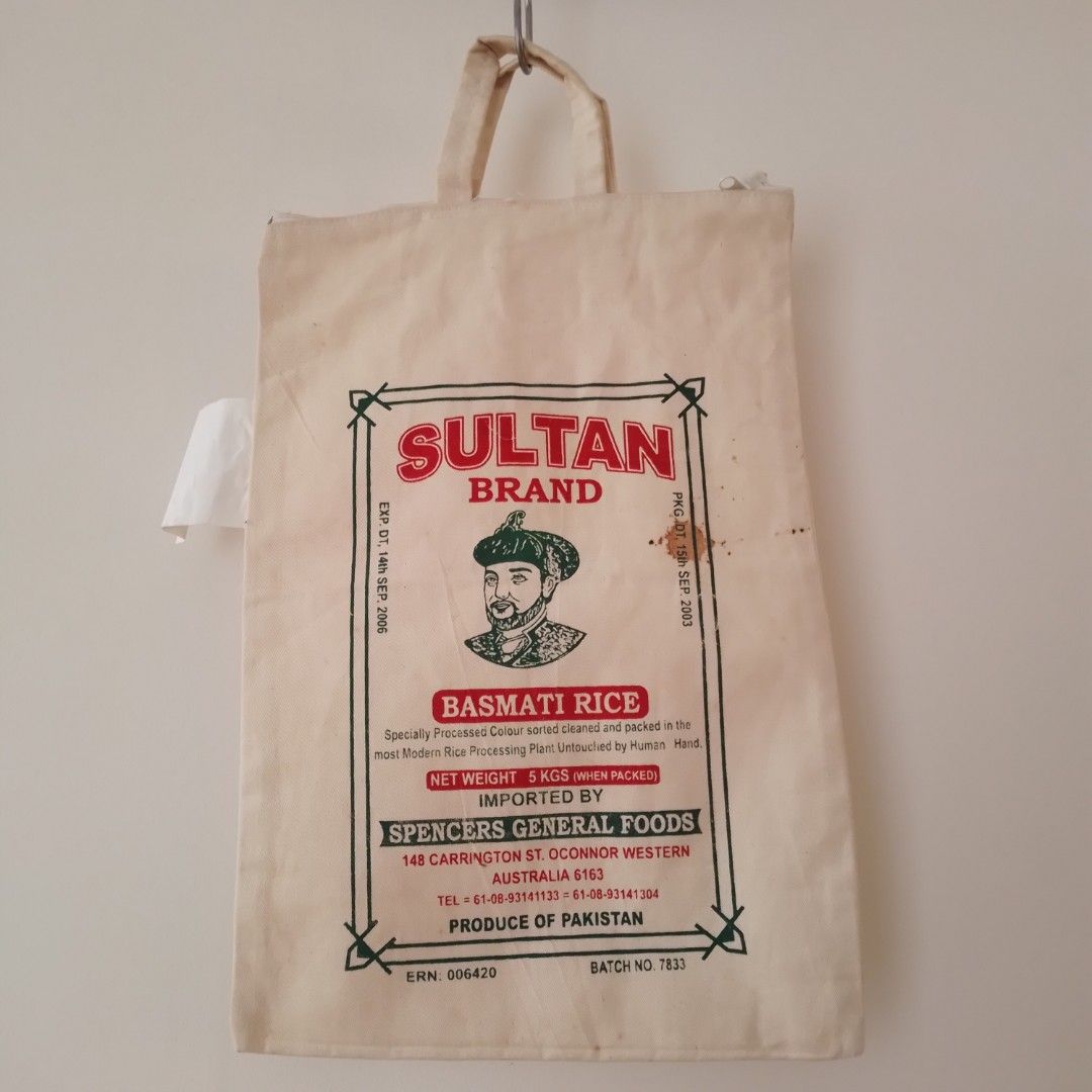 Vintage rice 2025 bags