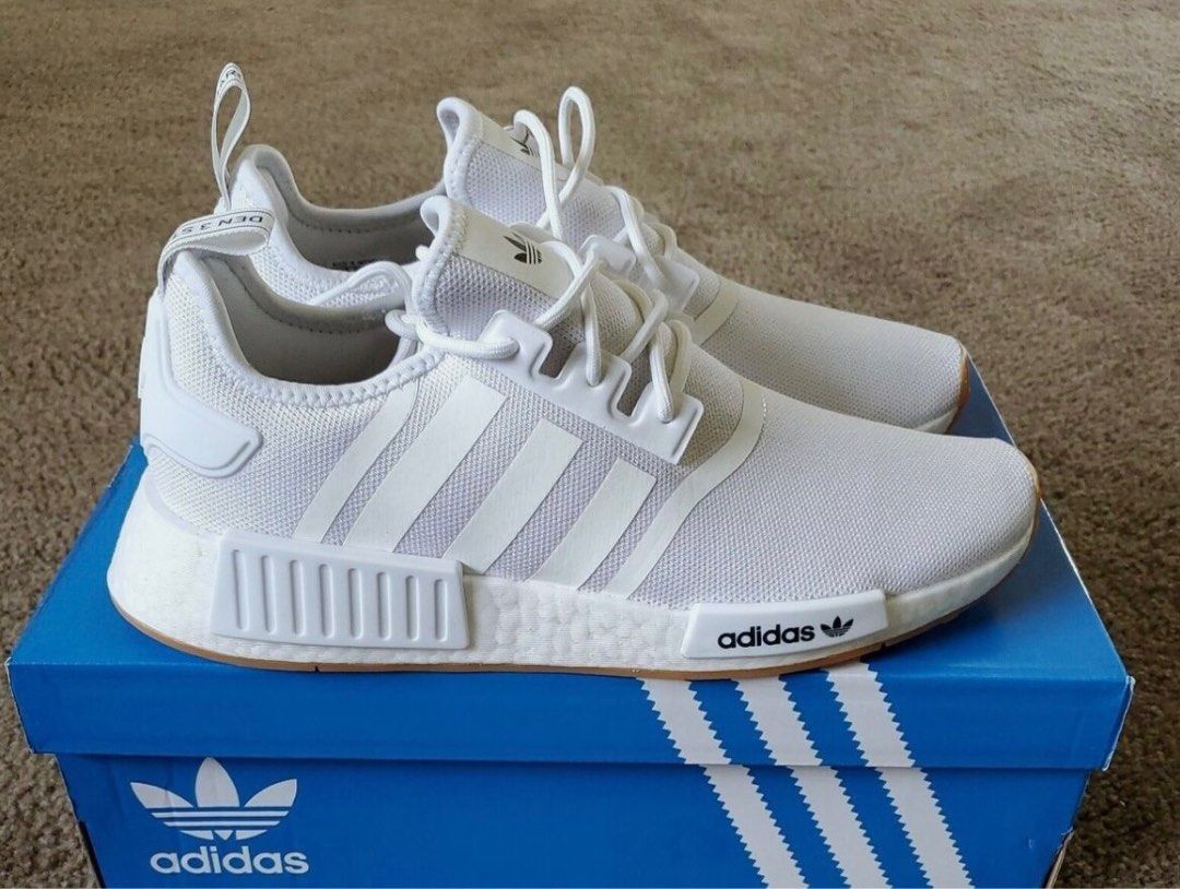 Full white top nmds