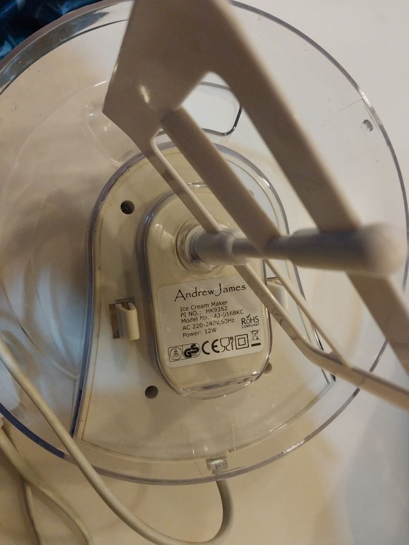 Andrew James Ice Cream Maker Pembuat Ais Kerim (1.5L), TV & Home