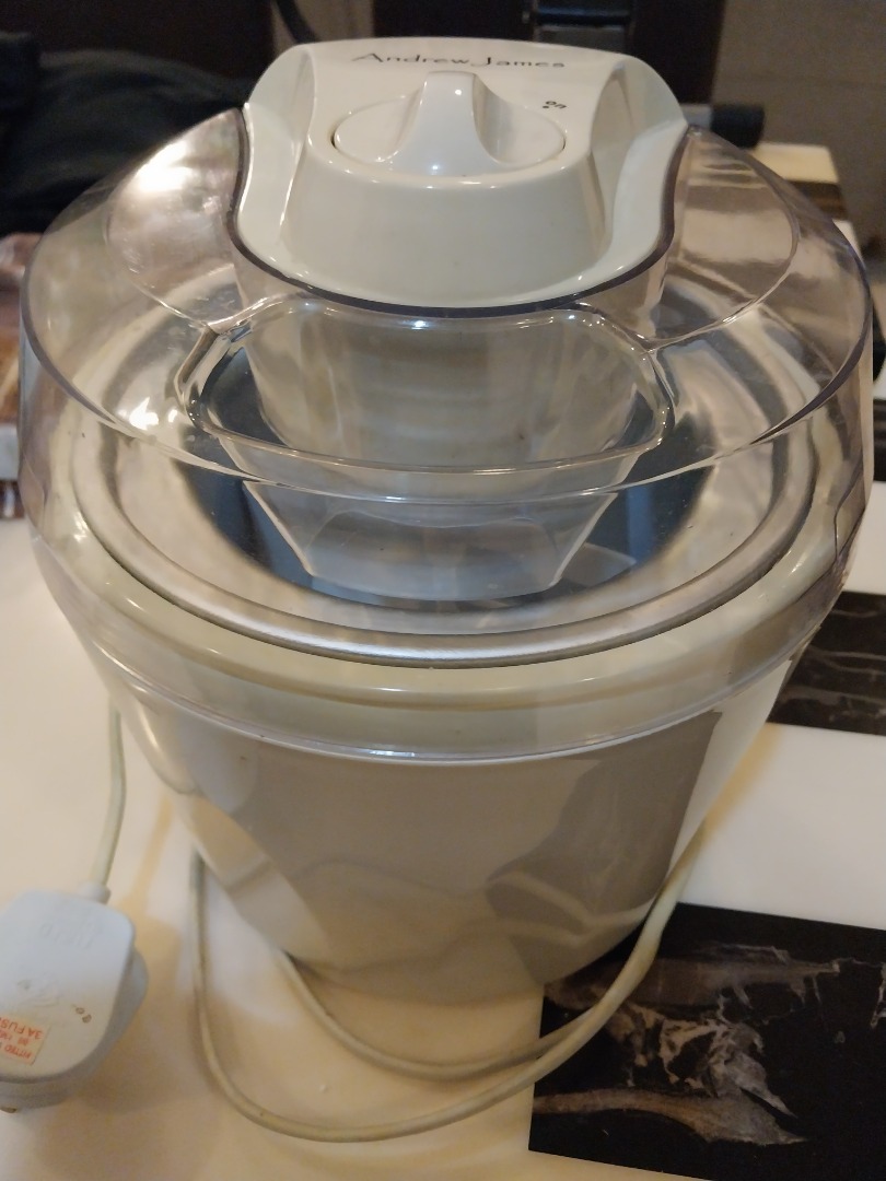 Andrew James Ice Cream Maker Pembuat Ais Kerim (1.5L), TV & Home