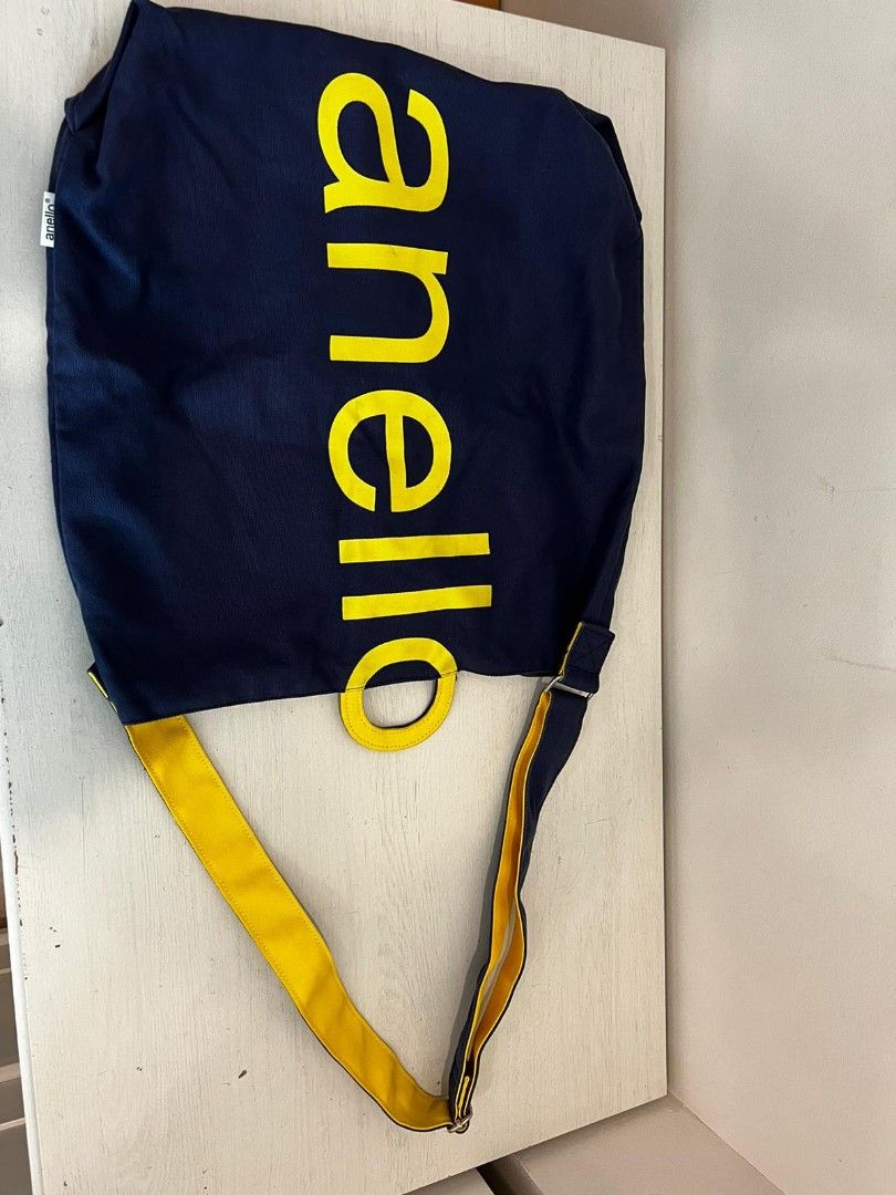 Anello logo print shop messenger bag