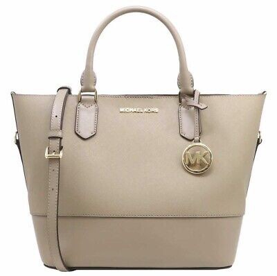 Michael kors jet set sales large saffiano leather crossbody truffle
