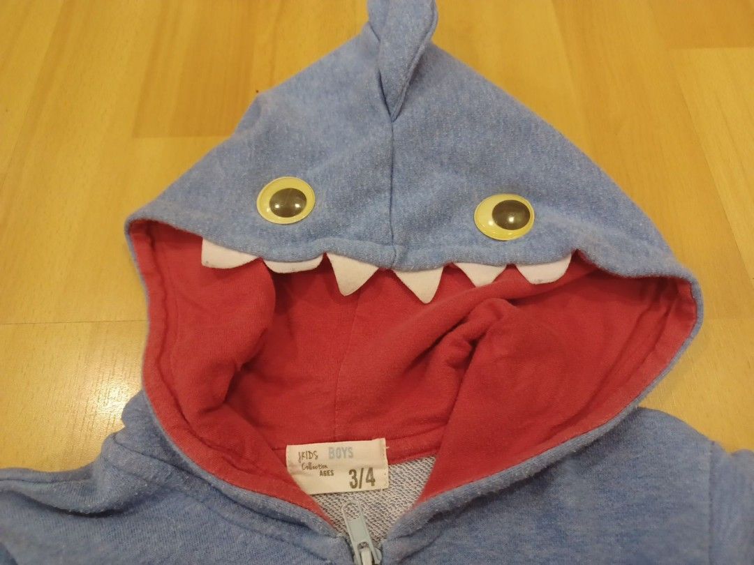 Baby shark hoodie hot sale