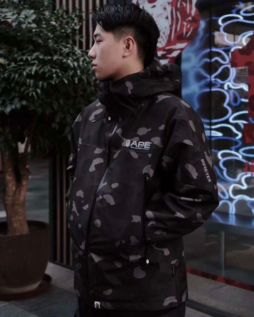 Bape waterproof jacket hotsell