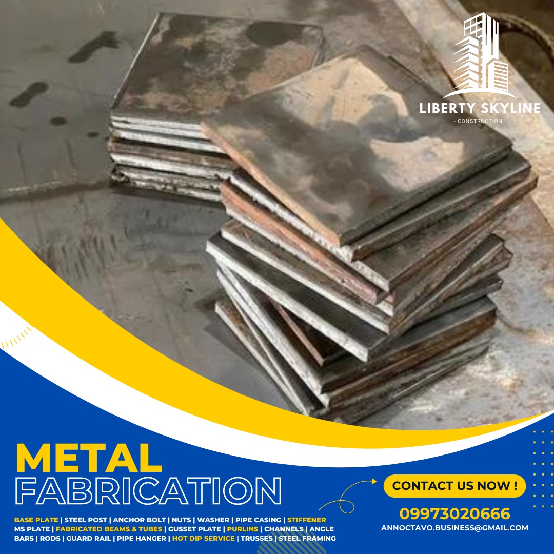 MS Plates Cut Size Plates Mounting Plate Foundation Plate HDG