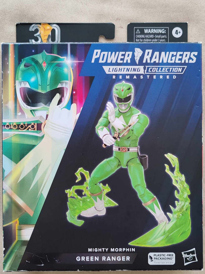 Hasbro Power Rangers Lightning Collection Remastered Mighty Morphin Green  Ranger 6-in Action Figure