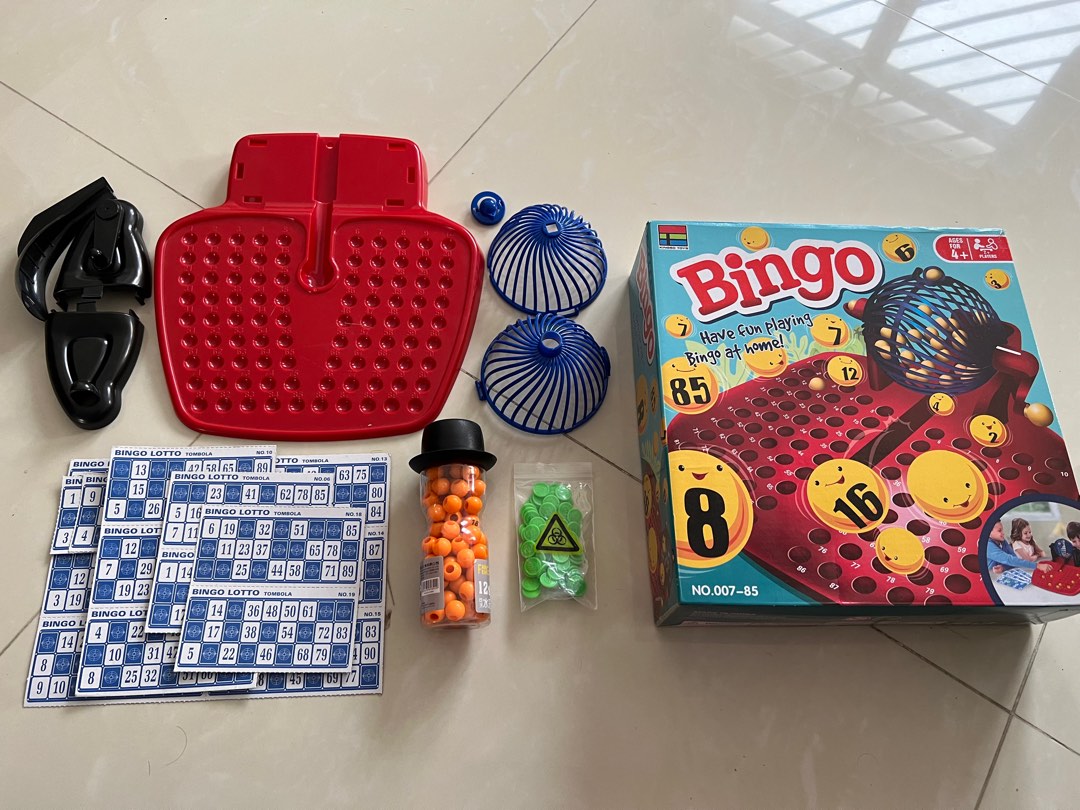 Bingo Tombola game, Hobbies & Toys, Toys & Games on Carousell