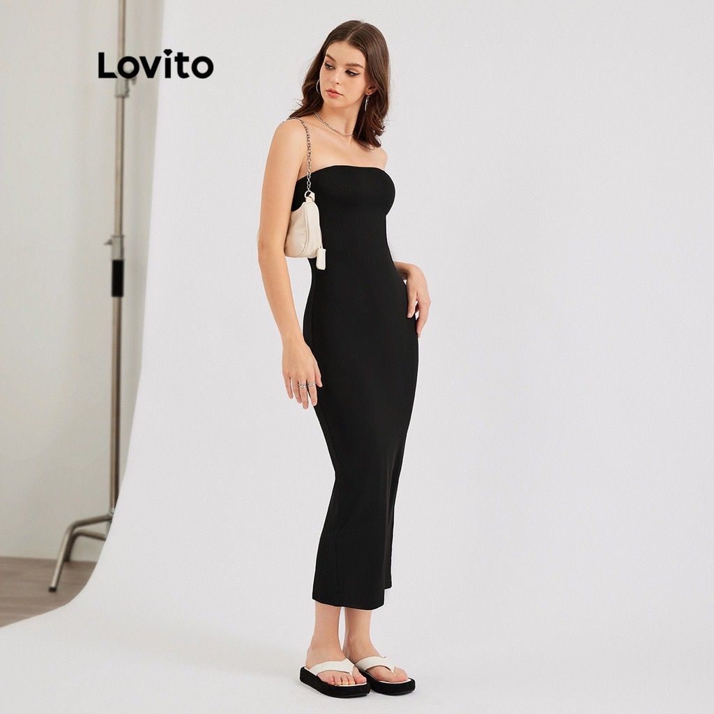 knit striped knitted bodycon dress Black Tie Beauty Tube Dress main image 0