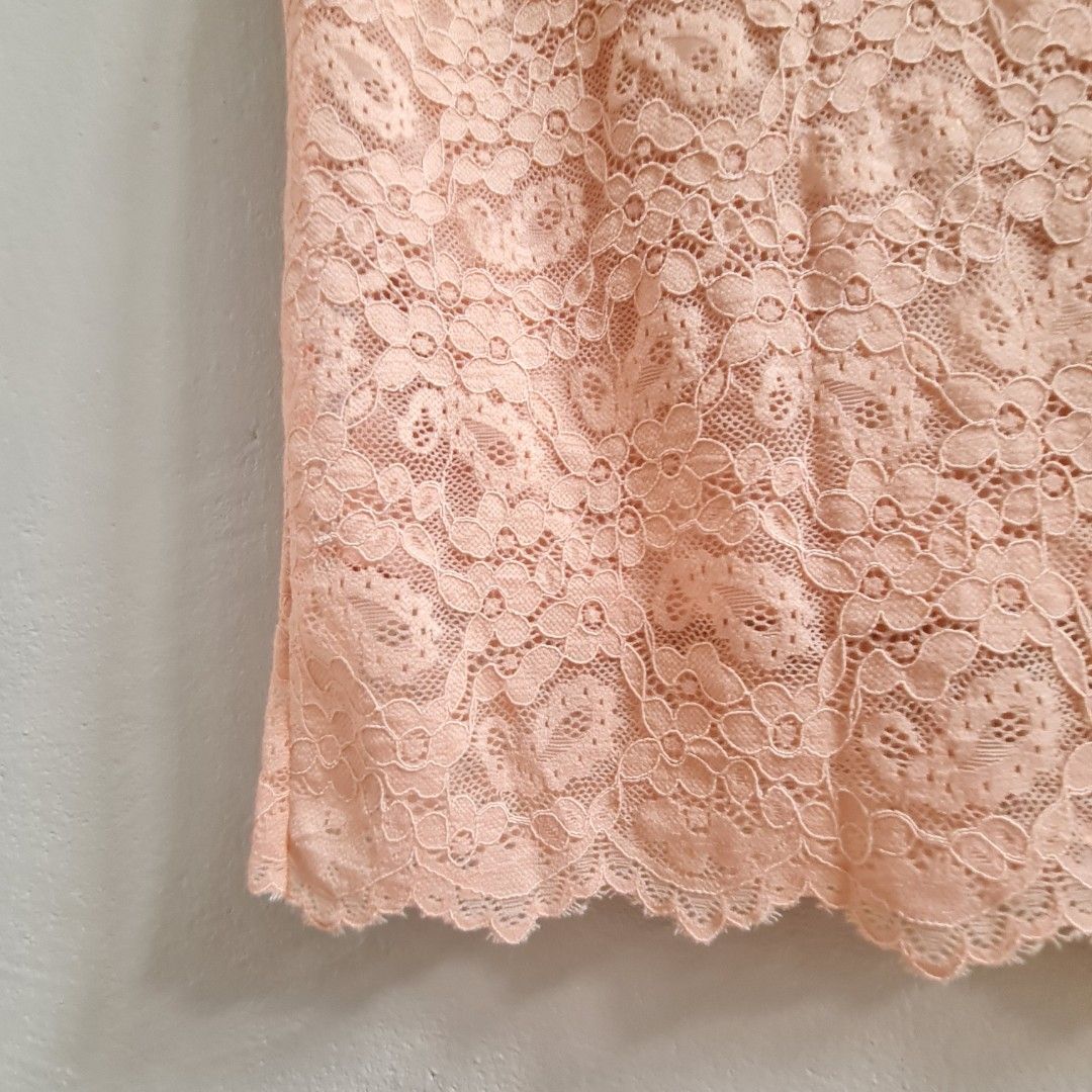  Pink Lace Skirt