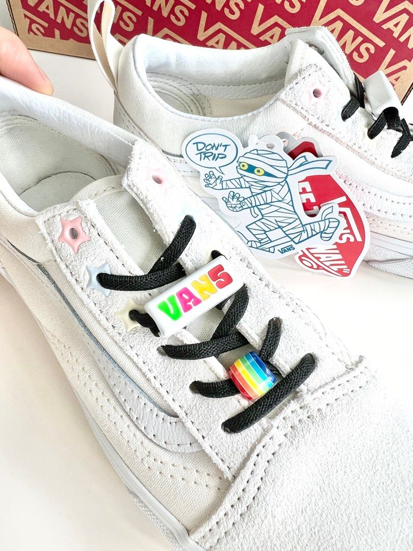 Rainbow store girls vans