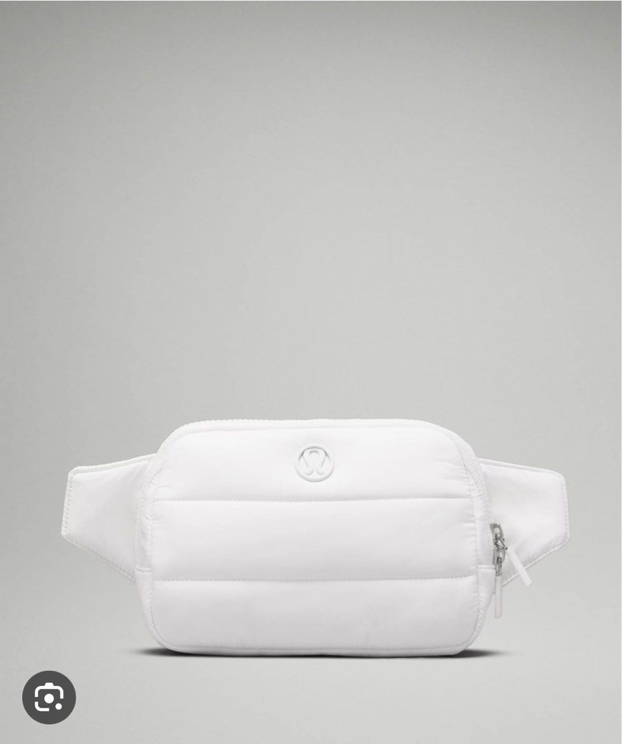 White online belt bag