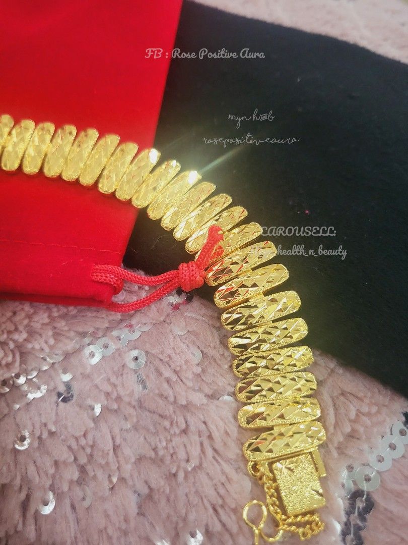 Gelang new arrivals gold plated