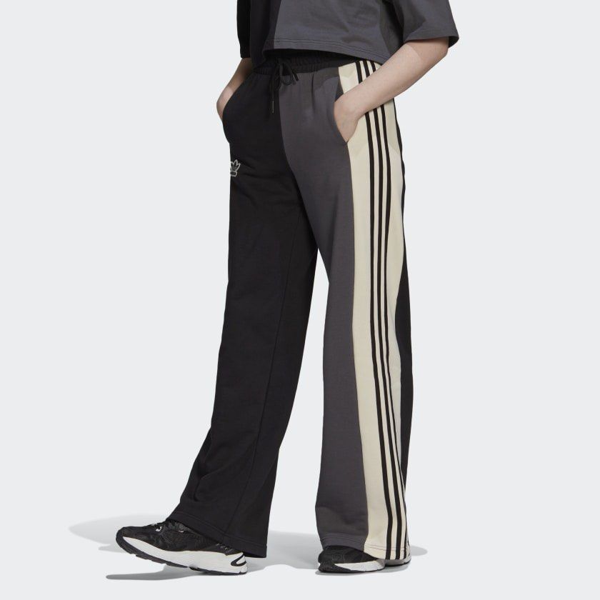 Adidas Wide Leg Track Pants, Women's Fashion, Bottoms, Other Bottoms on  Carousell