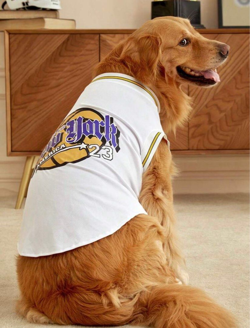 Brand New Basketball Jersey Pet Vest for big dog Pet Supplies