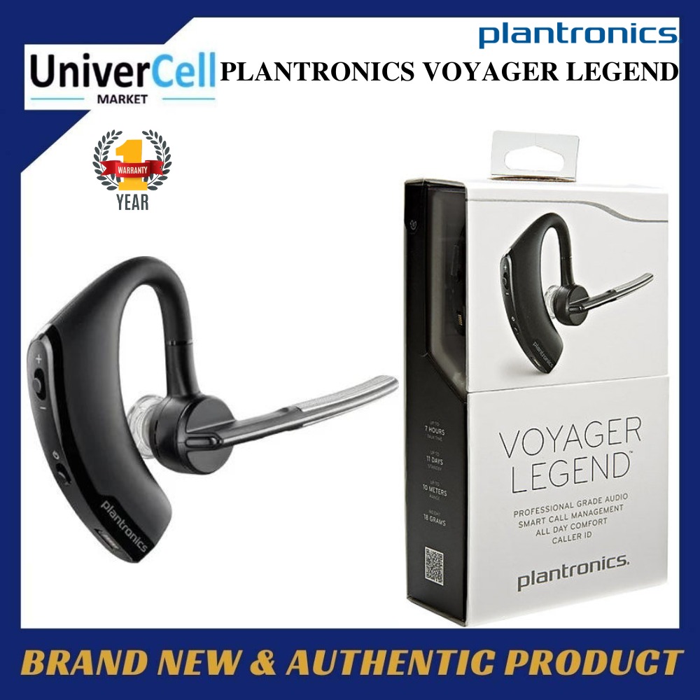 Brand New Plantronics Voyager Legend Bluetooth Headset 1 Year