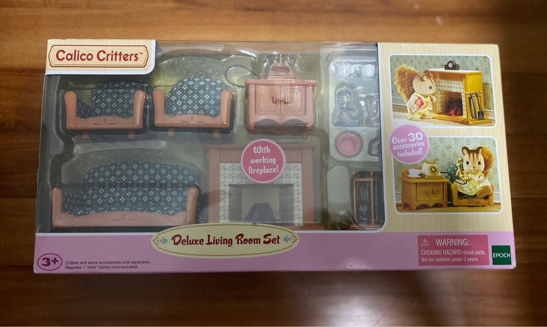 Calico critters deluxe outlet living room set