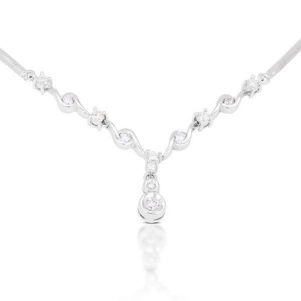 White gold diamond necklaces outlet