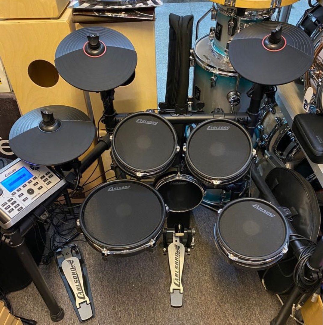 Carlsbro CSD400 Mesh Electronic Drum Kit with Amplifier, Hobbies & Toys ...