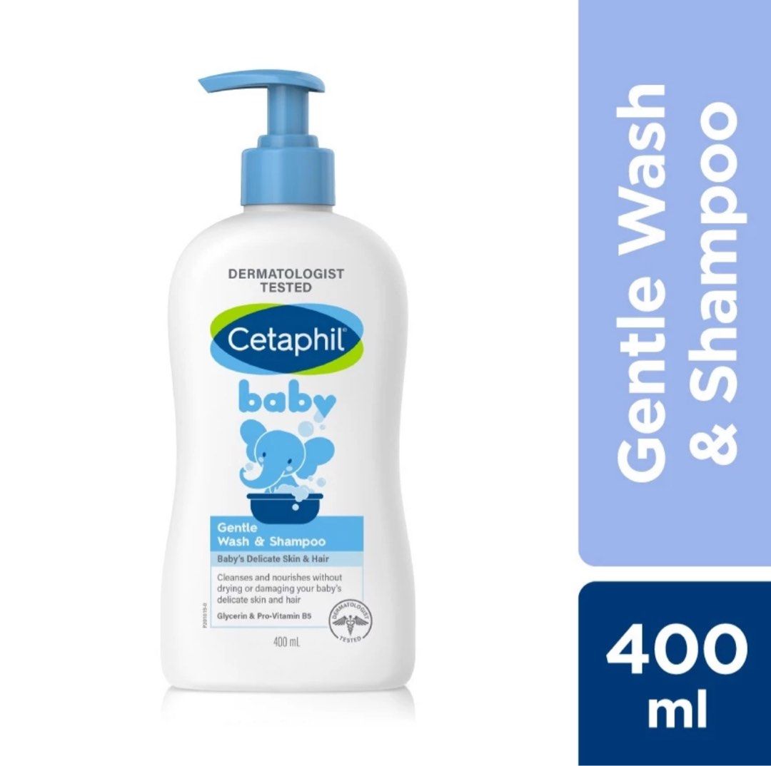 CETAPHIL Baby Wash Shampoo For Hair Body 400ML Babies Kids