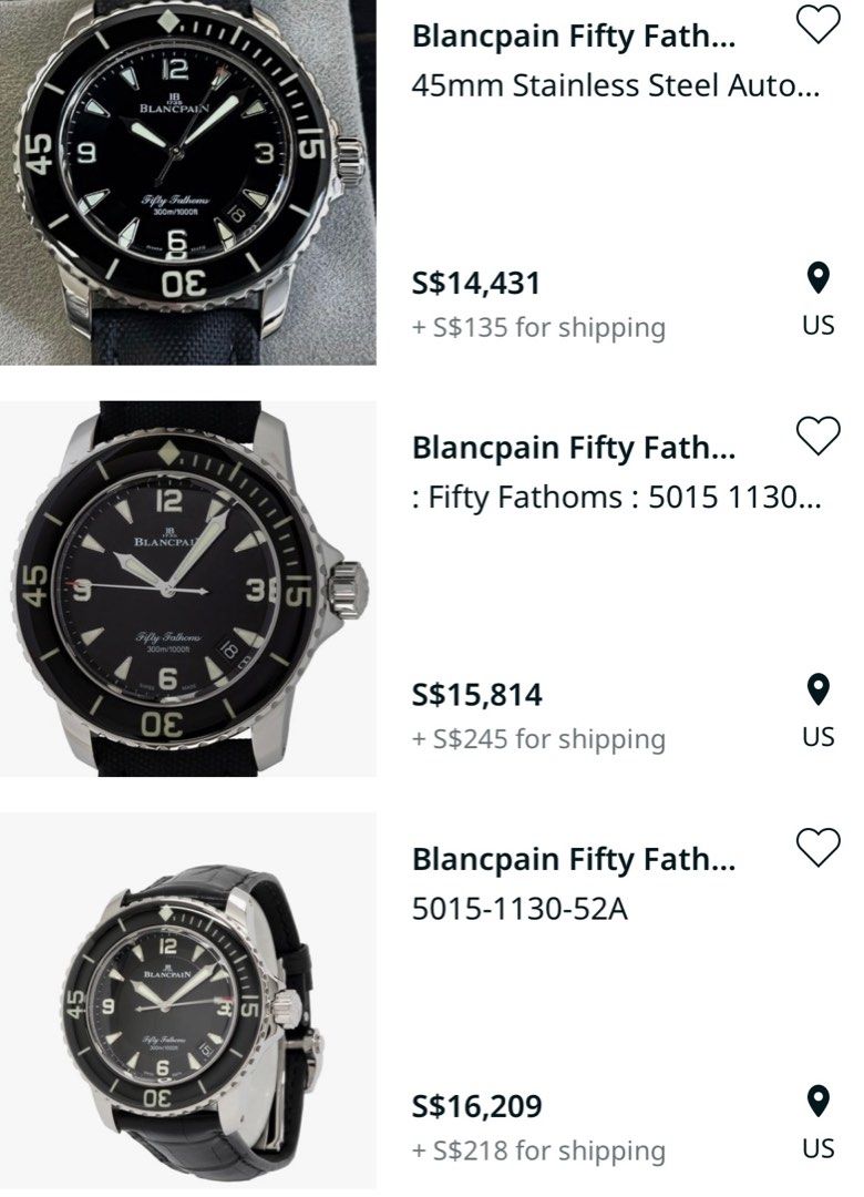 Cheapest blancpain store