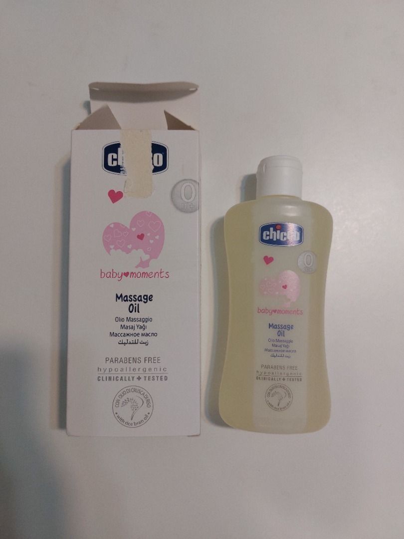 Chicco Baby Massage Oil 200ml, Babies & Kids, Bathing & Changing, Baby  Toiletries & Grooming on Carousell