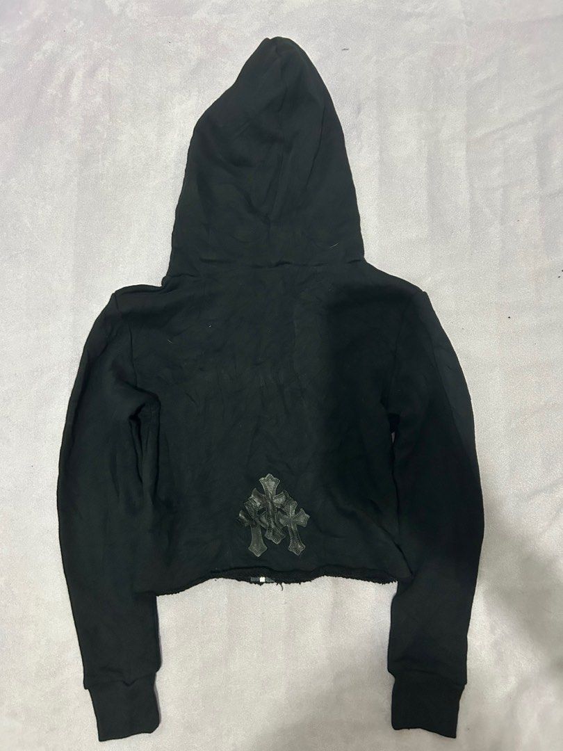 CHROME HEARTS CROPPED HOODIE