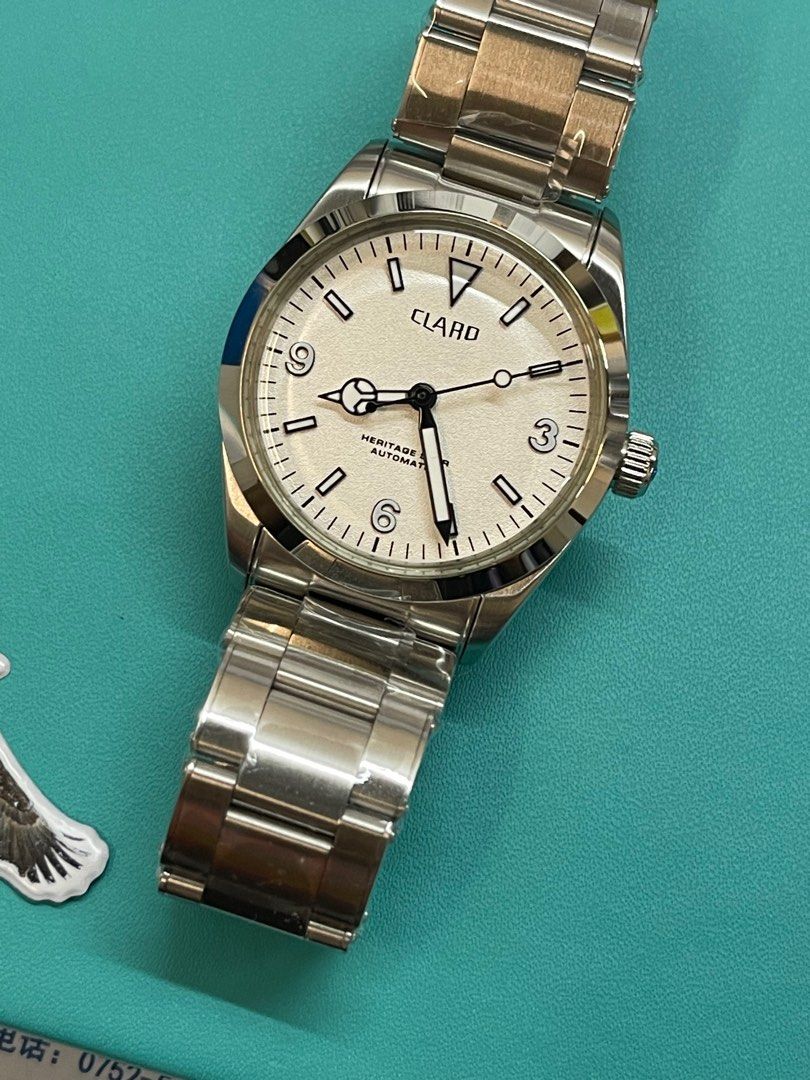 CLARO - 自動白面 automatic watch , not citizen/ seiko 35mm without crown ...