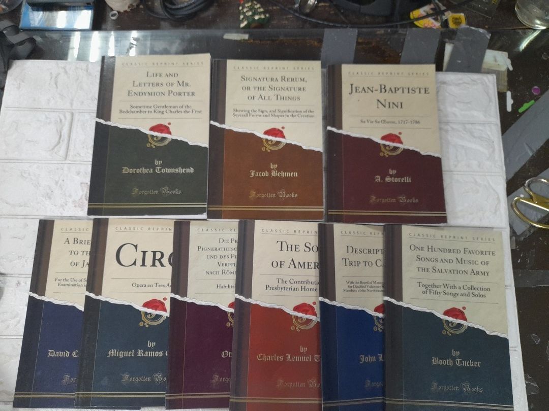 Classic Reprint Series Assorted Titles (Category: Storybooks) located in Pasay City. Submitted by ayin3 (Listing ID 1278467868, Image 1). Description: assorted books of Classic Reprint Series In excellent condition mint, price starts at 99 - 249 pm for inquiries.