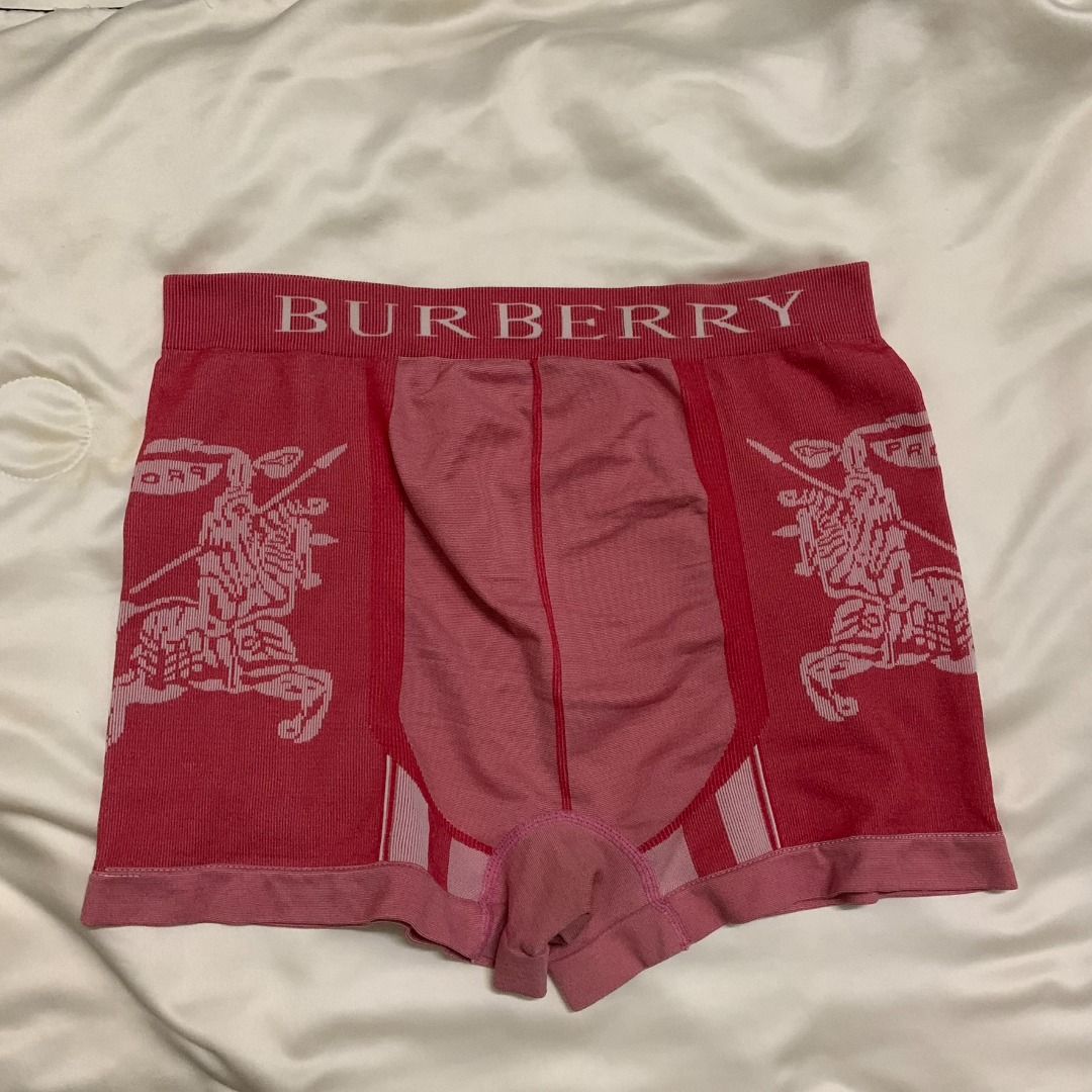 CNY series! Burberry【RED】underwear (boxer / trunk), size M, Men's Fashion,  Bottoms, New Underwear on Carousell