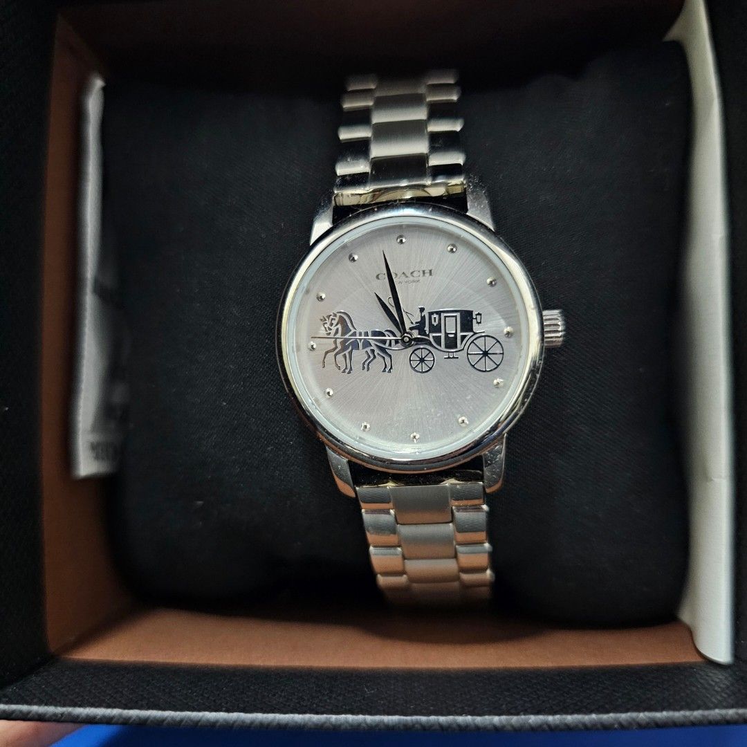 Coach Grand 14502975 Carriage Watch Luxury Watches on Carousell