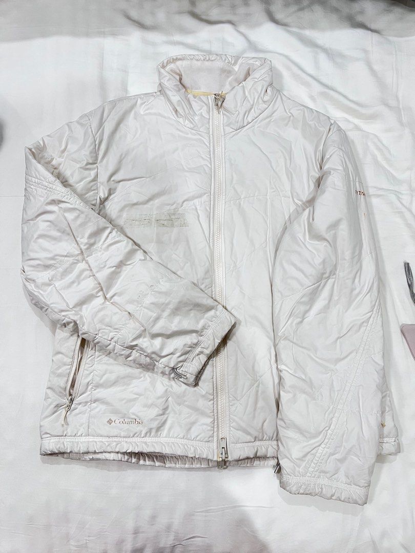 Columbia titanium sales white jacket