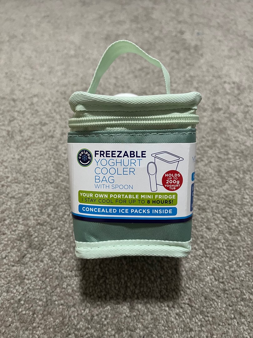 Coolpod Freezable Yoghurt Cooler Bag with Spoon