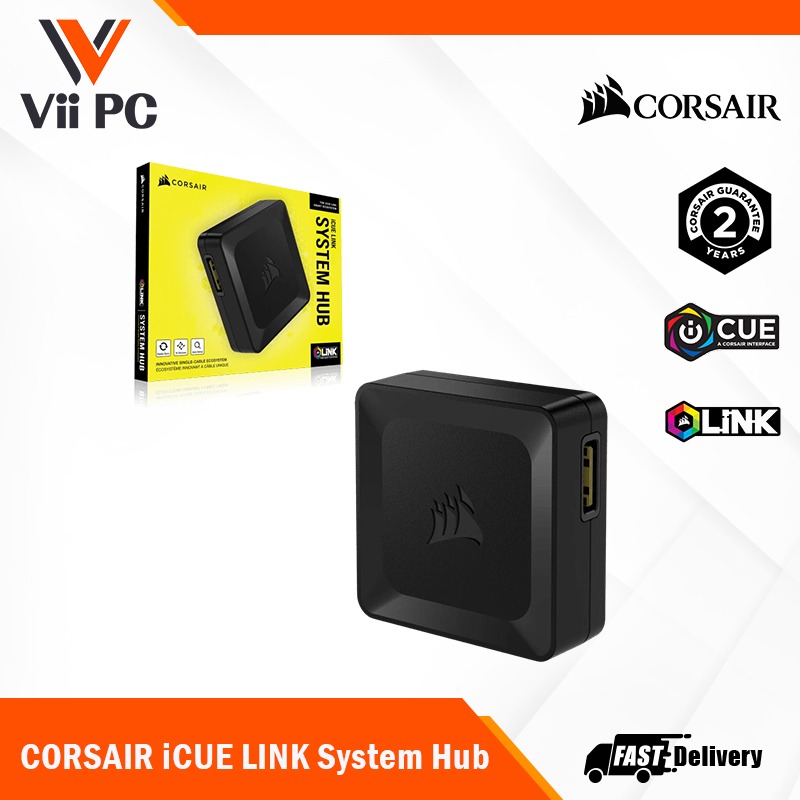 CORSAIR iCUE LINK System Hub - Connect Up to 14 CORSAIR iCUE LINK ...